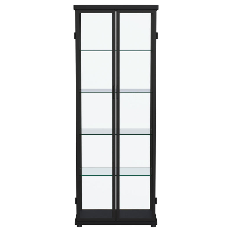 Coaster Furniture Aero Black LED Display Curio Cabinet