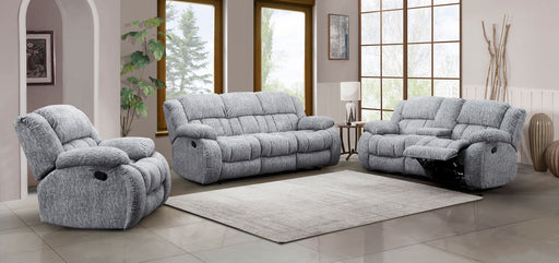 Global Furniture U250 Grey 3pc Living Room Set