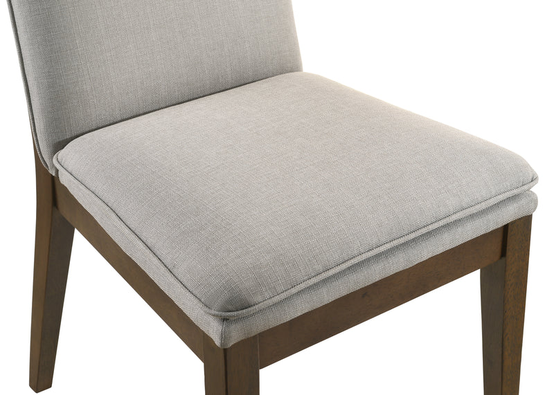 2 New Classic Furniture Maggie Walnut Natural Dining Chairs