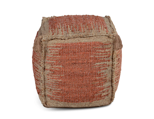 Steve Silver Jafar Brown Square Handwoven Jute Pouf