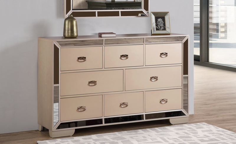 Glory Furniture Hollywood Hills Pearl Dresser