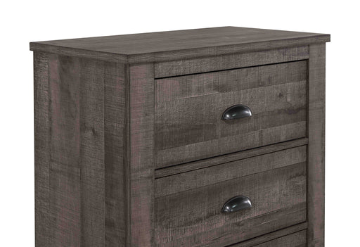 Crown Mark Coralee Grey Night Stand