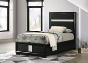 Coaster Furniture Miranda Black Twin Panel Bed