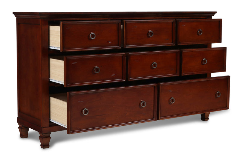 New Classic Furniture Tamarack White Wood Dresser