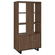 Coaster Furniture Maddox Walnut Brown 3 Dhelf Bookcase