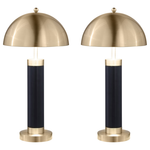 2 Coaster Furniture Conroe Black Table Lamps