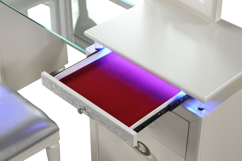 Galaxy Home Passion Milky White Vanity Set