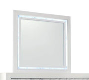 Global Furniture Santorini White Dresser and Mirror