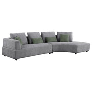Coaster Furniture Toscano Grey Sectional