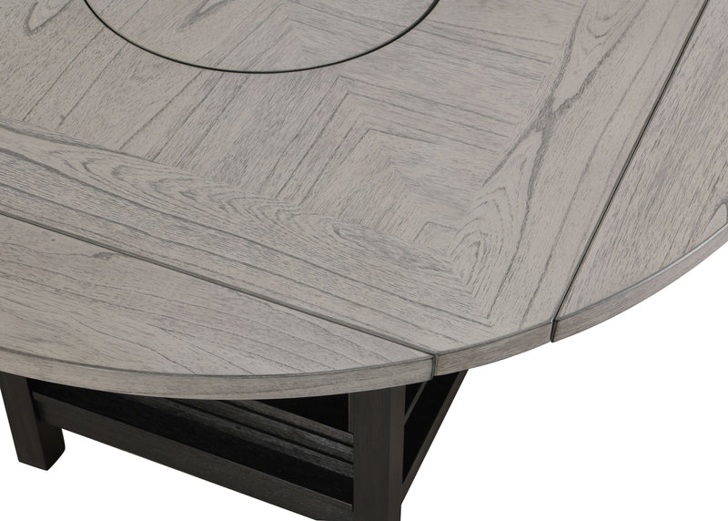 Crown Mark Cline Light Grey Counter Height Table