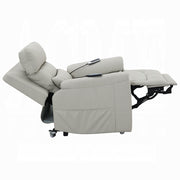 Acme Furniture Marsha Light Gray Power Recliner