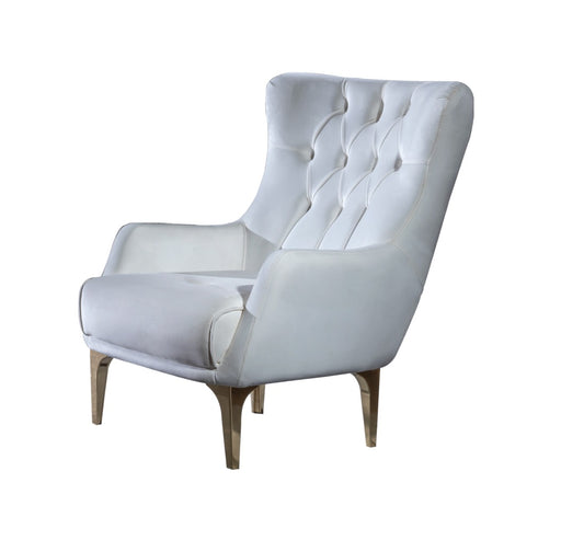 Galaxy Home Lust Off White Accent Chair