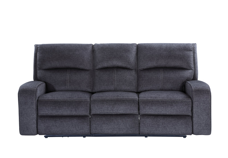Steve Silver Lovell Charcoal Power Sofa
