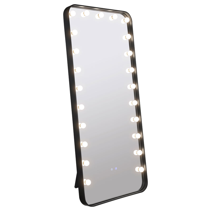 Coaster Furniture Canton Silver LED Standing Mirror with Speakers