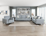 Home Elegance Broadway Gray Love Seat