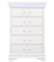 Global Furniture Charlie Blue Chest with LED