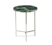 Steve Silver Foster Green jasper Top Chairside Table