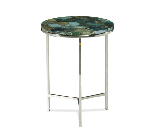 Steve Silver Foster Green jasper Top Chairside Table
