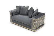 Glory Furniture Talia Black Loveseat