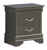 Glory Furniture Lorana Metalic Black Nightstand