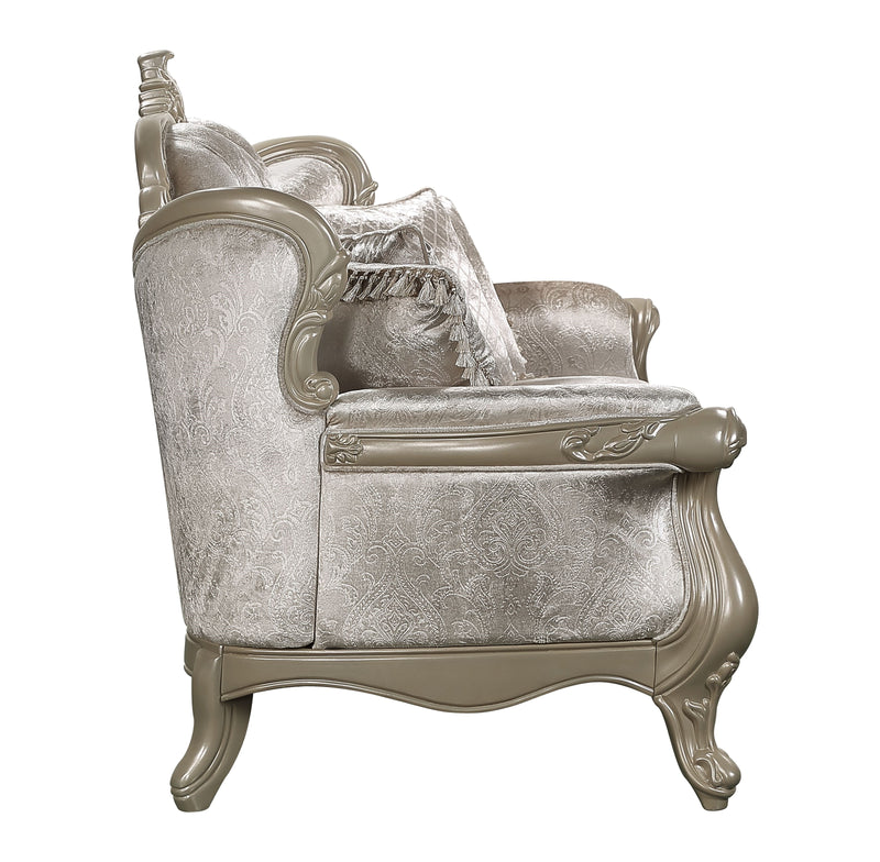 Acme Furniture Libertee Beige Sofa with 5 Pillows