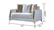 Galaxy Home Lust Taupe Sleeper Loveseat