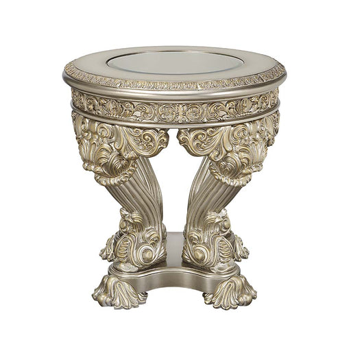 Acme Furniture Danae Champagne Gold End Table