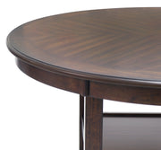 New Classic Furniture Mitchell Bisque Brown 5pc Counter Height Set