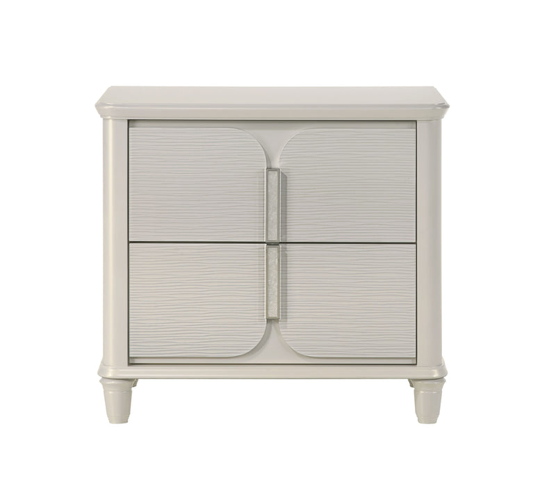 Acme Furniture Laveda Pearl White Nightstand
