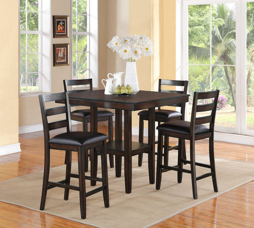 Crown Mark Tahoe 5pc Counter Height Table Set
