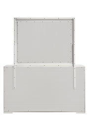 Galaxy Home Blanca White Dresser and Mirror