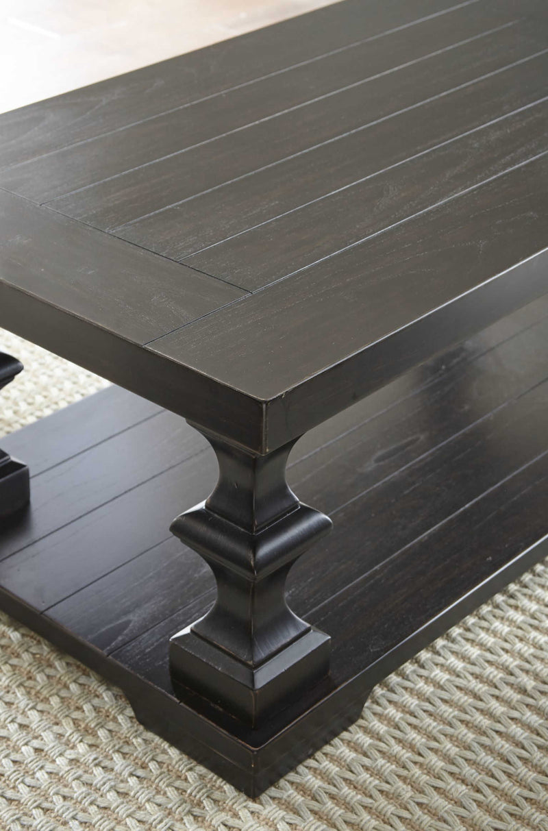 Steve Silver Dory Ebony 3pc Coffee Table Set