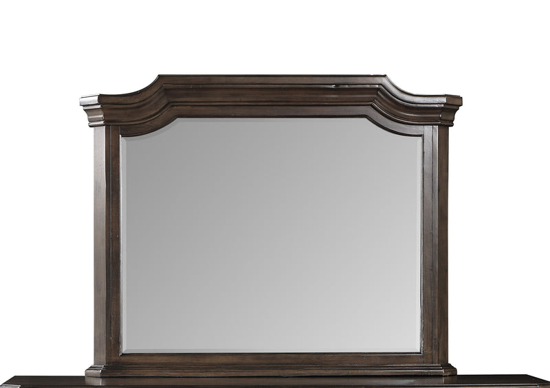 New Classic Furniture Lyndhurst Walnut Brown Landscape Mirror
