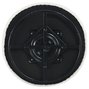 Coaster Furniture Joyce White Upholstered Swivel Barrel Chair