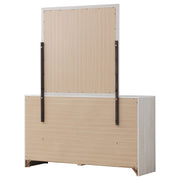 Coaster Furniture Brantford Barrel Oak Dresser And Mirror