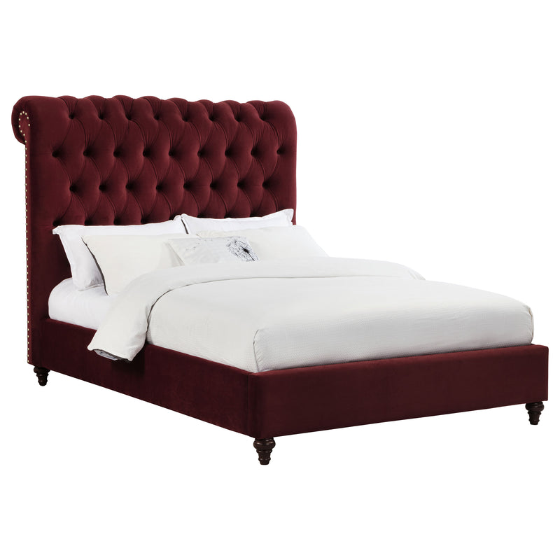 Coaster Furniture Devon Wine Red Full Panel Bed