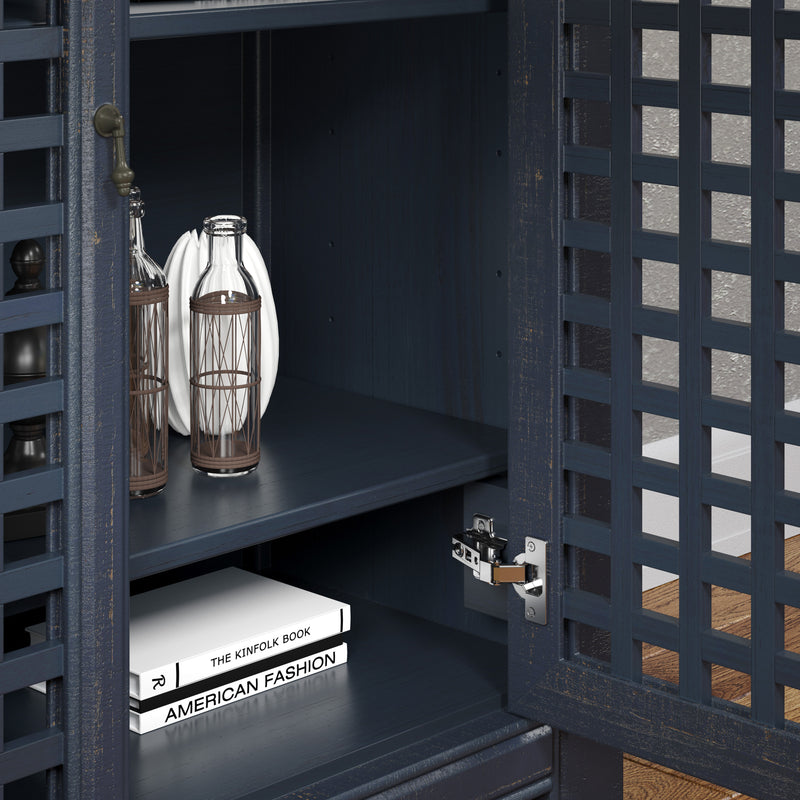 Steve Silver Rio Grey 4 Door Accent Cabinet