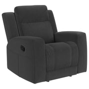 Coaster Furniture Brentwood Dark Charcoal Grey Recliner Chair