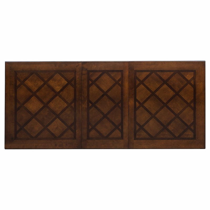 Home Elegance Lordsburg Brown Cherry 7pc Dining Room Set