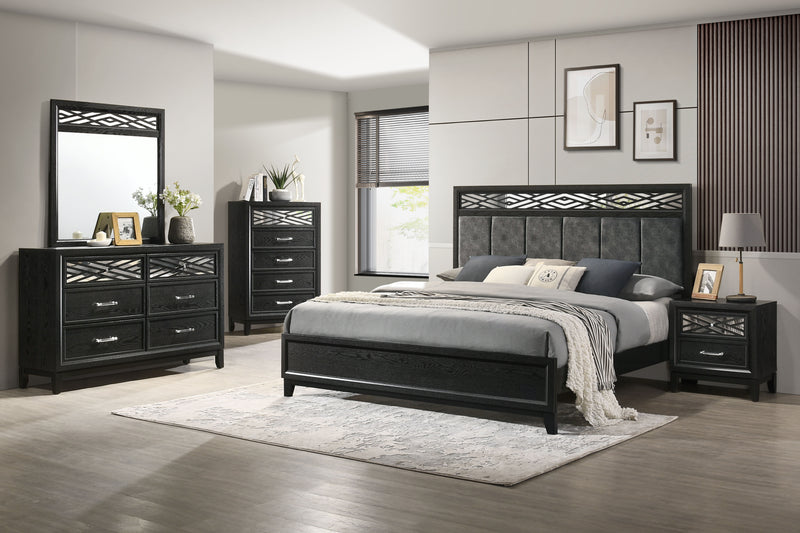New Classic Furniture Obsidian Black Mirror