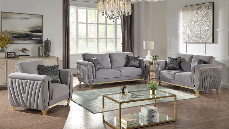 Galaxy Home Leena Gray Loveseat