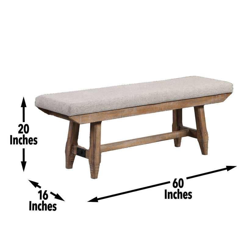 Steve Silver Riverdale Beige Bench