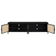 Coaster Furniture Amherst Black 78 inch TV Stand