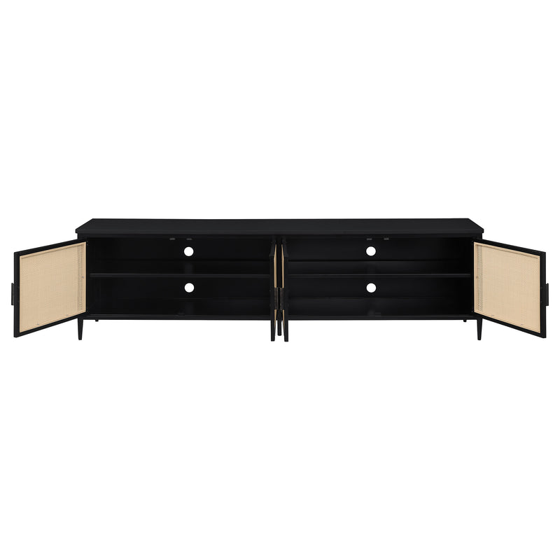 Coaster Furniture Amherst Black 78 inch TV Stand