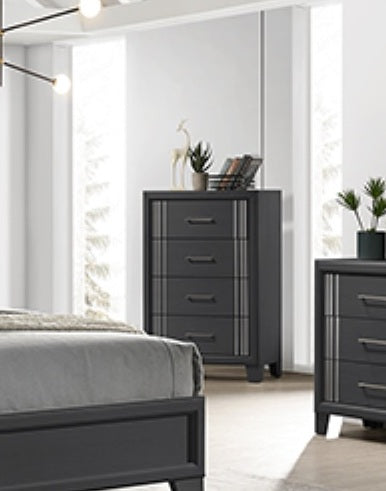 Crown Mark Charlie Charcoal Chest