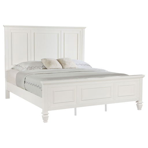 Coaster Furniture Sandy Beach Cream White King Panel Bed
