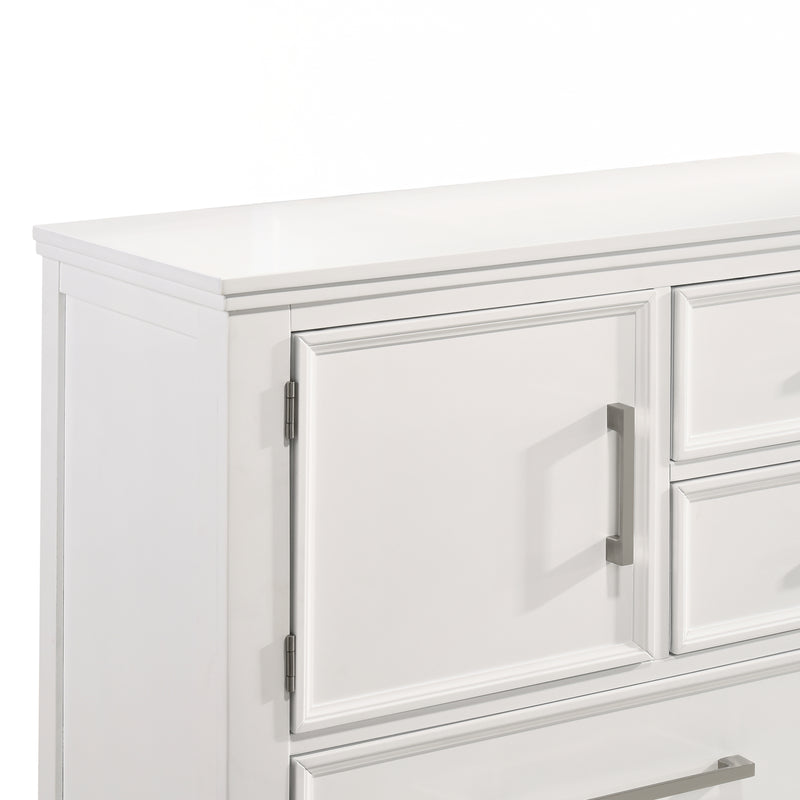 New Classic Furniture Andover White Dresser