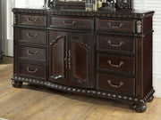 Steve Silver Monte Carlo Cherry Mappa Burl Dresser