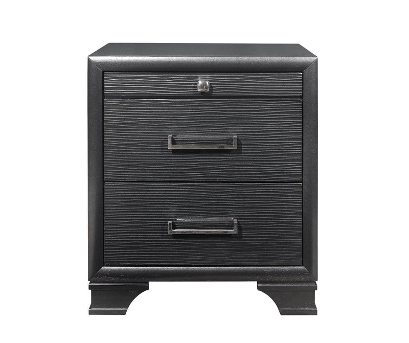 Global Furniture Jordyn Grey Night Stand