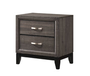 Crown Mark Akerson Grey Night Stand